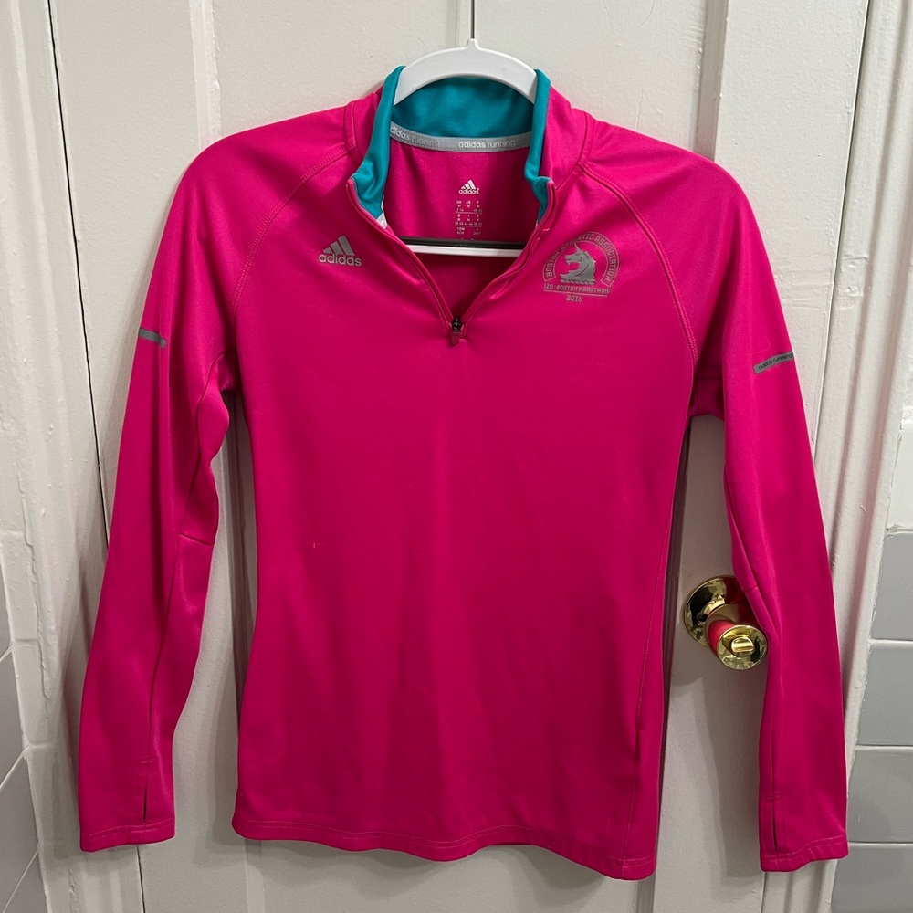 Adidas Commemorative 120th Boston Marathon 1/2 Zip
